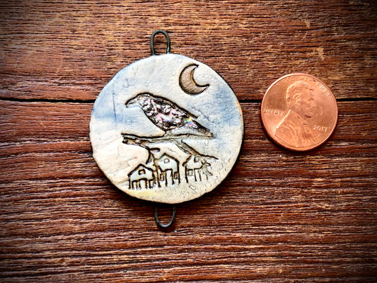 Diane Hawkey Crow Pendant/Connector