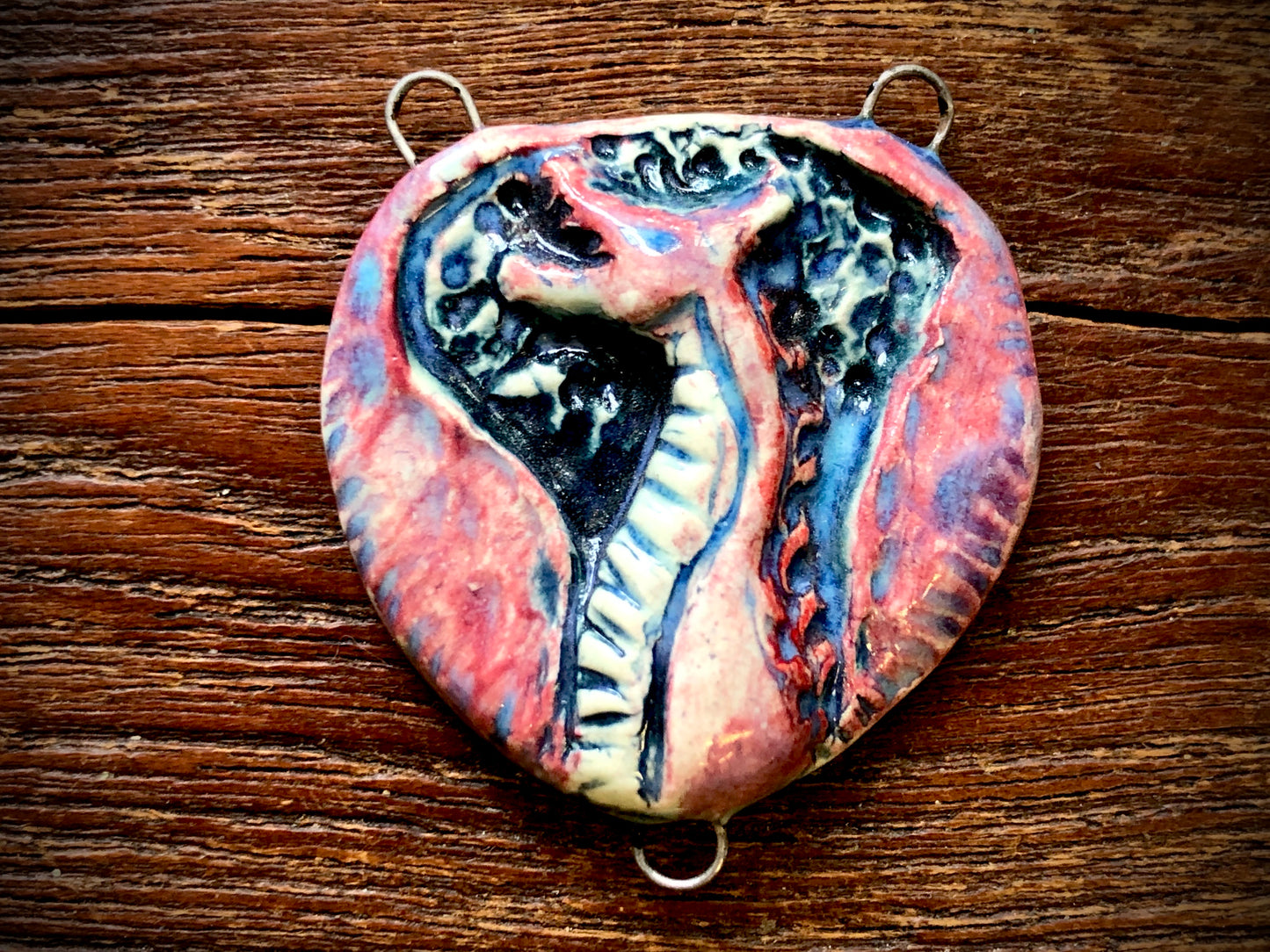 Jenny Davies-Reazor - Dragon Ceramic Pendant/Connector