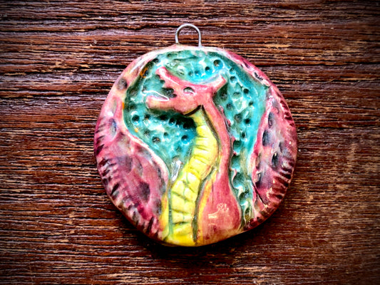 Jenny Davies-Reazor - Dragon Ceramic Pendant