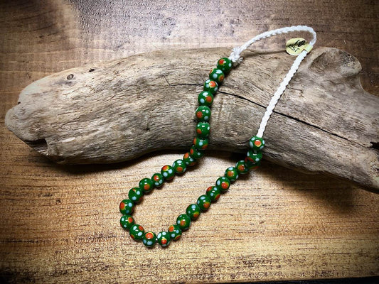 Manik Manik Indonesian Glass Bead Strand