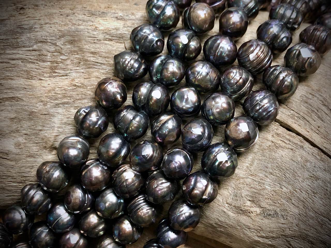 Old-Stock, Vintage Freshwater Pearls - 8-9mm - 16”