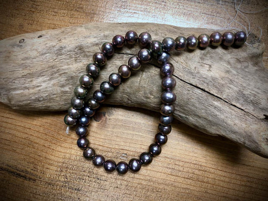 Old-Stock, Vintage Freshwater Pearls - 10mm - 16”