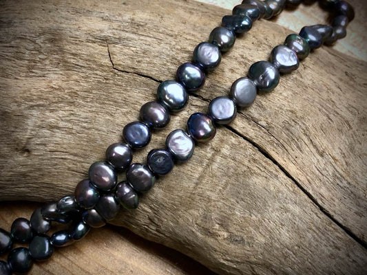 Old-Stock, Vintage Freshwater Pearls - 6-8mm - 16”