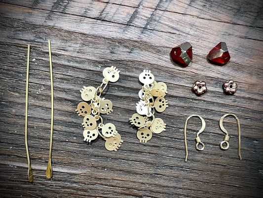 Midsummer Skull Earrings Kit