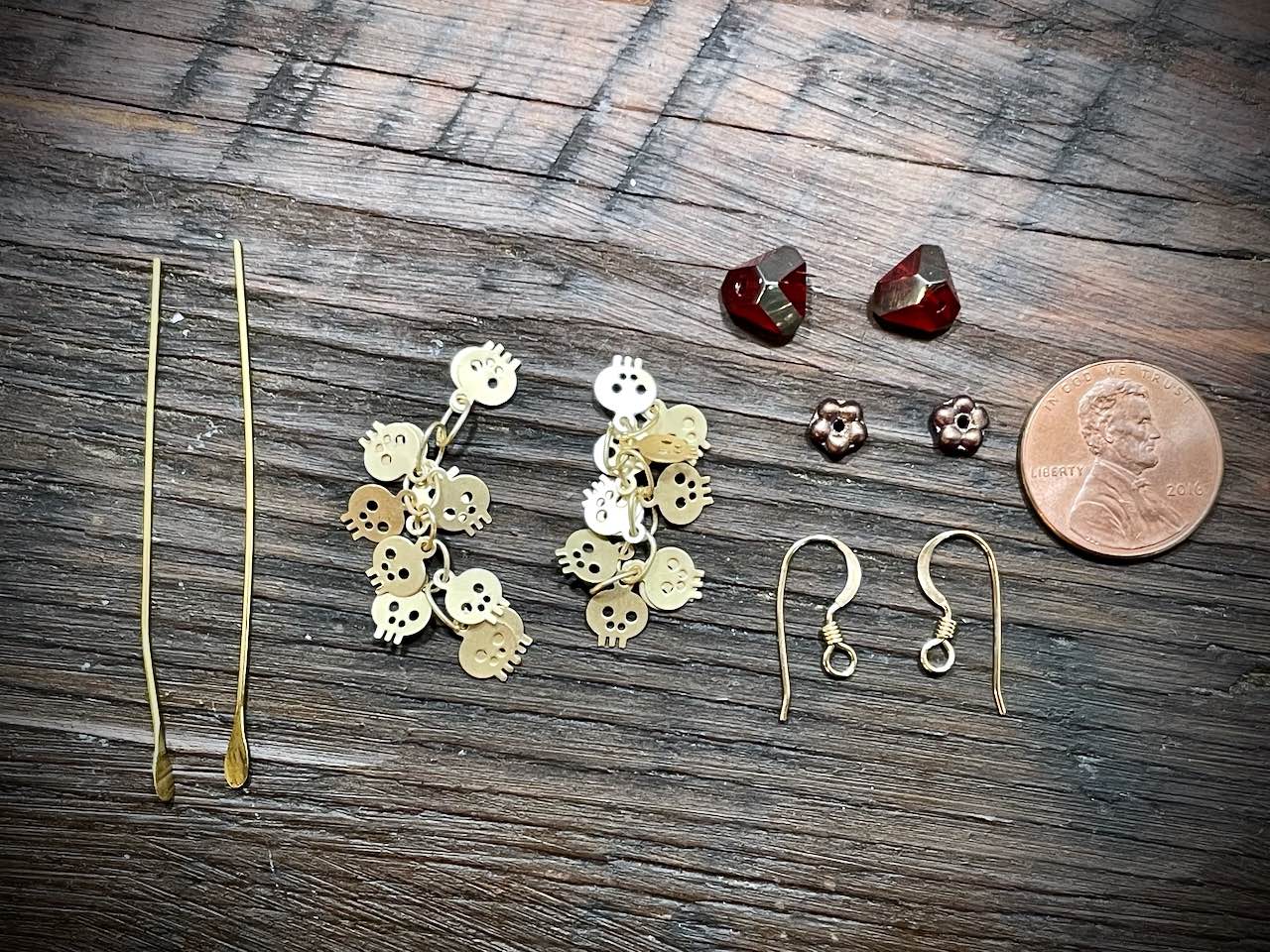 Midsummer Skull Earrings Kit
