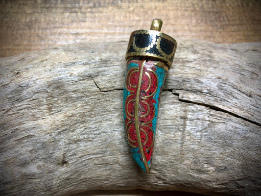 Nepalese Horn Pendant