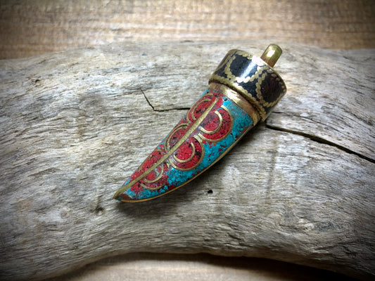 Nepalese Horn Pendant