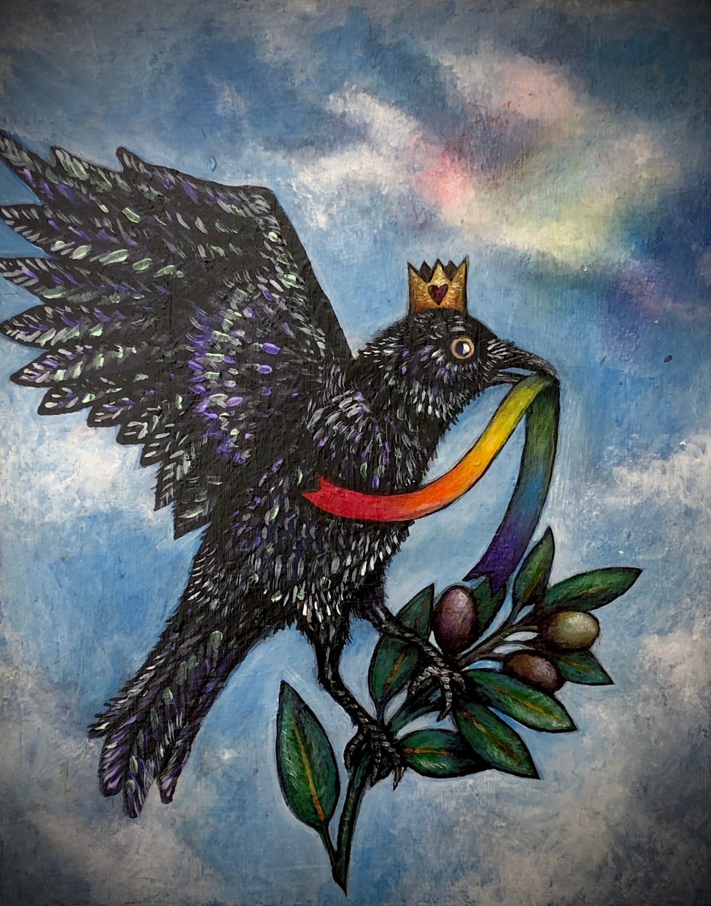 Pride Crow by Andrew Thornton