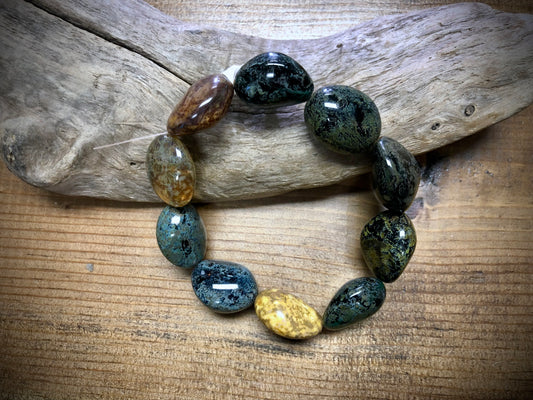 Czech Glass "Rocks" - 20mm x 25mm - 10"