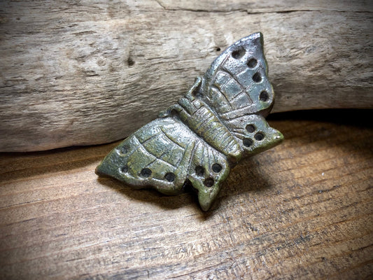 Lisa Peters Russ - Ceramic Moth Bead