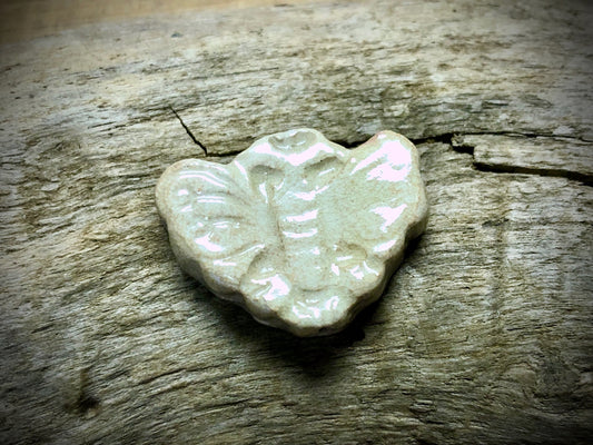 Lisa Peters Russ - Ceramic Moth Bead