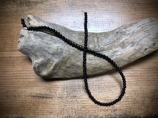 Black Onyx Rounds - 4mm - 15"