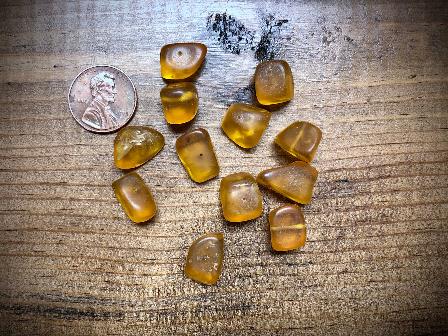 Lithuanian Amber Beads - Yellow