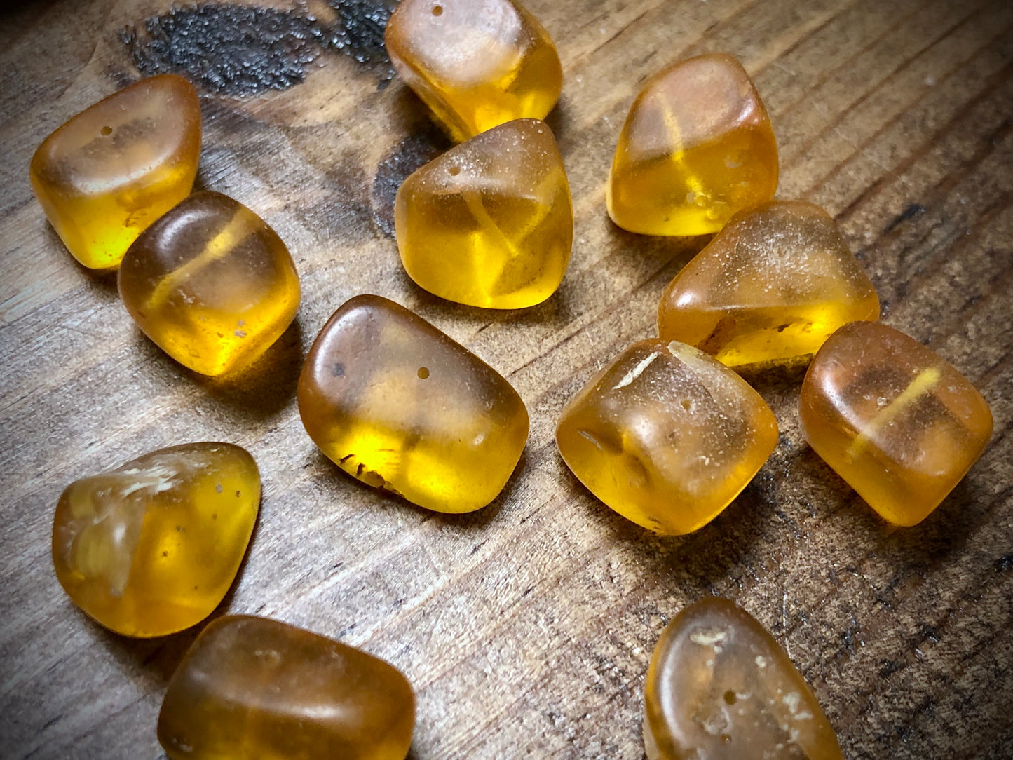 Lithuanian Amber Beads - Yellow