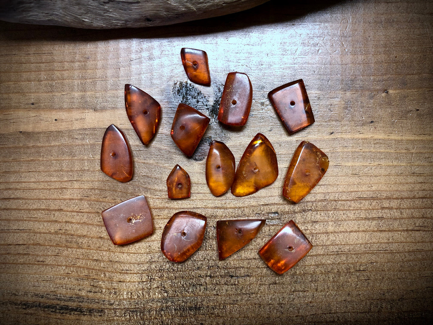Lithuanian Amber Beads - Orange