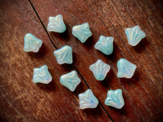 Lily Flower Czech Glass Beads