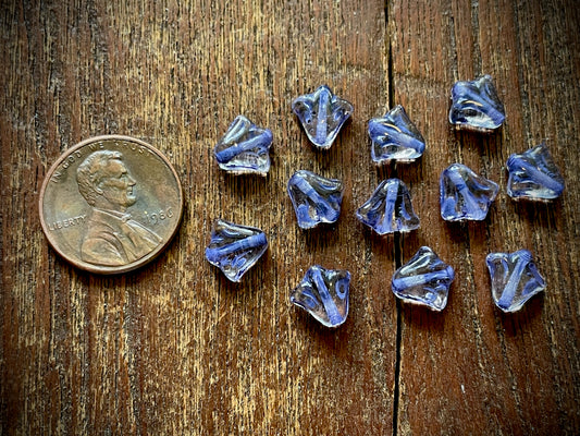 Lily Flower Czech Glass Beads