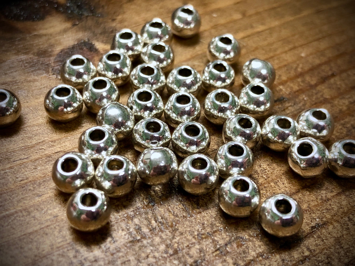 Pewter Spacers Set - 5mm Rounds