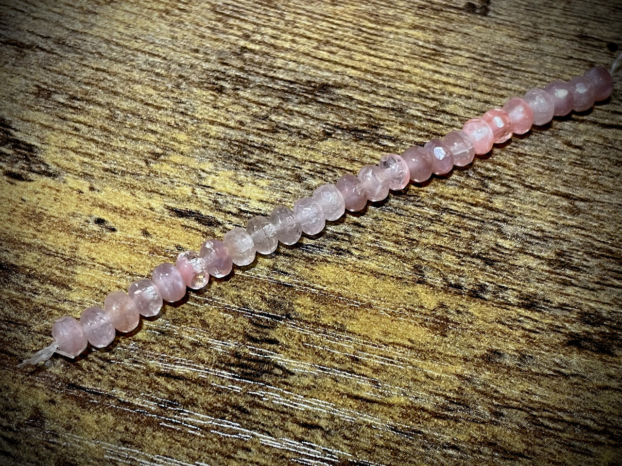 Gem Cut Rondelle Czech Glass Beads