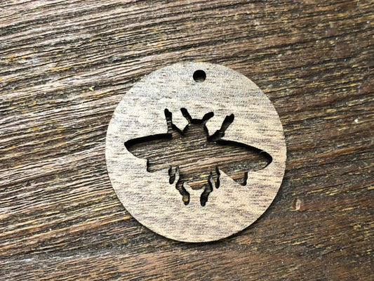 Wooden Pendant—Bee Cut-Out - 3858