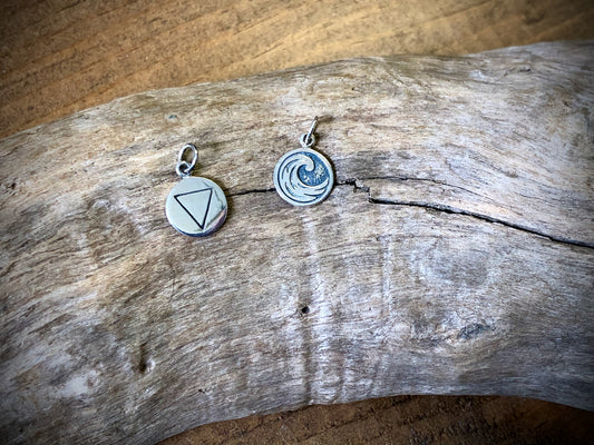 Sterling Four Elements Water Charm