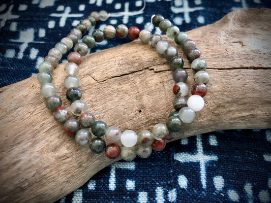 Mixed Agate Rounds Gemstone Bead Strand - 6mm - 15.5”