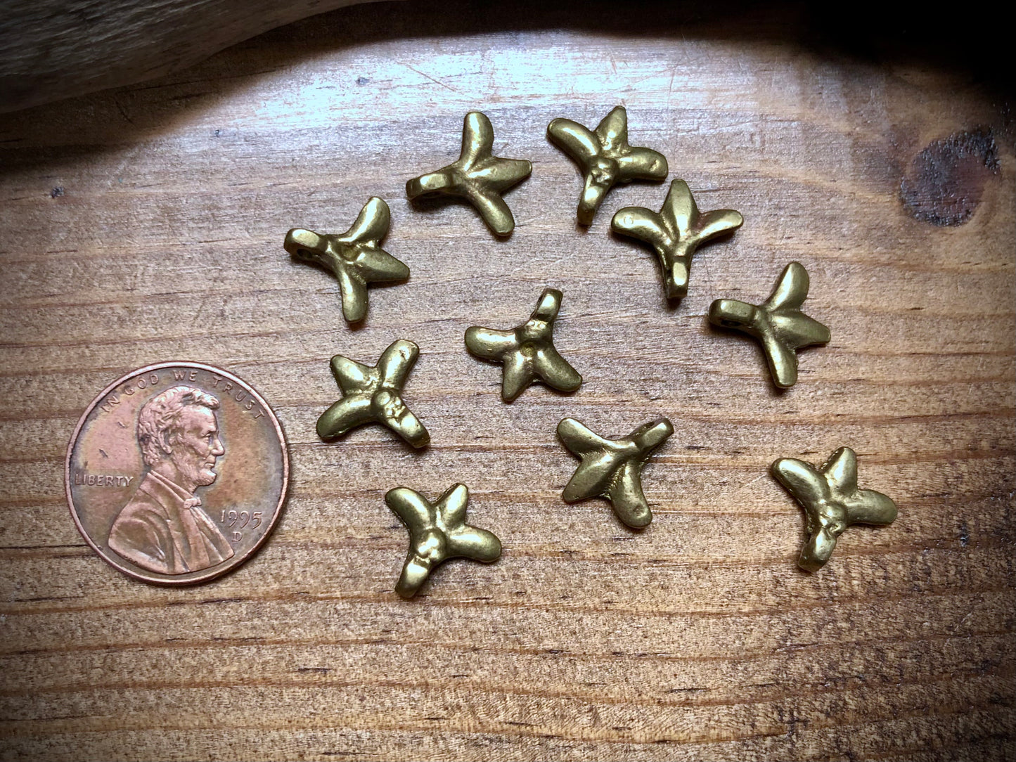 Brass Findings - Fleur de Lis Set