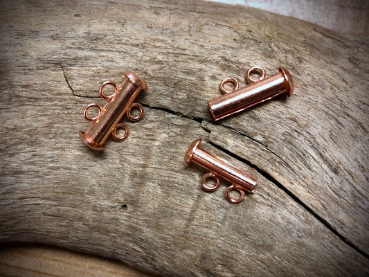 Double Strand Side Clasp - Copper
