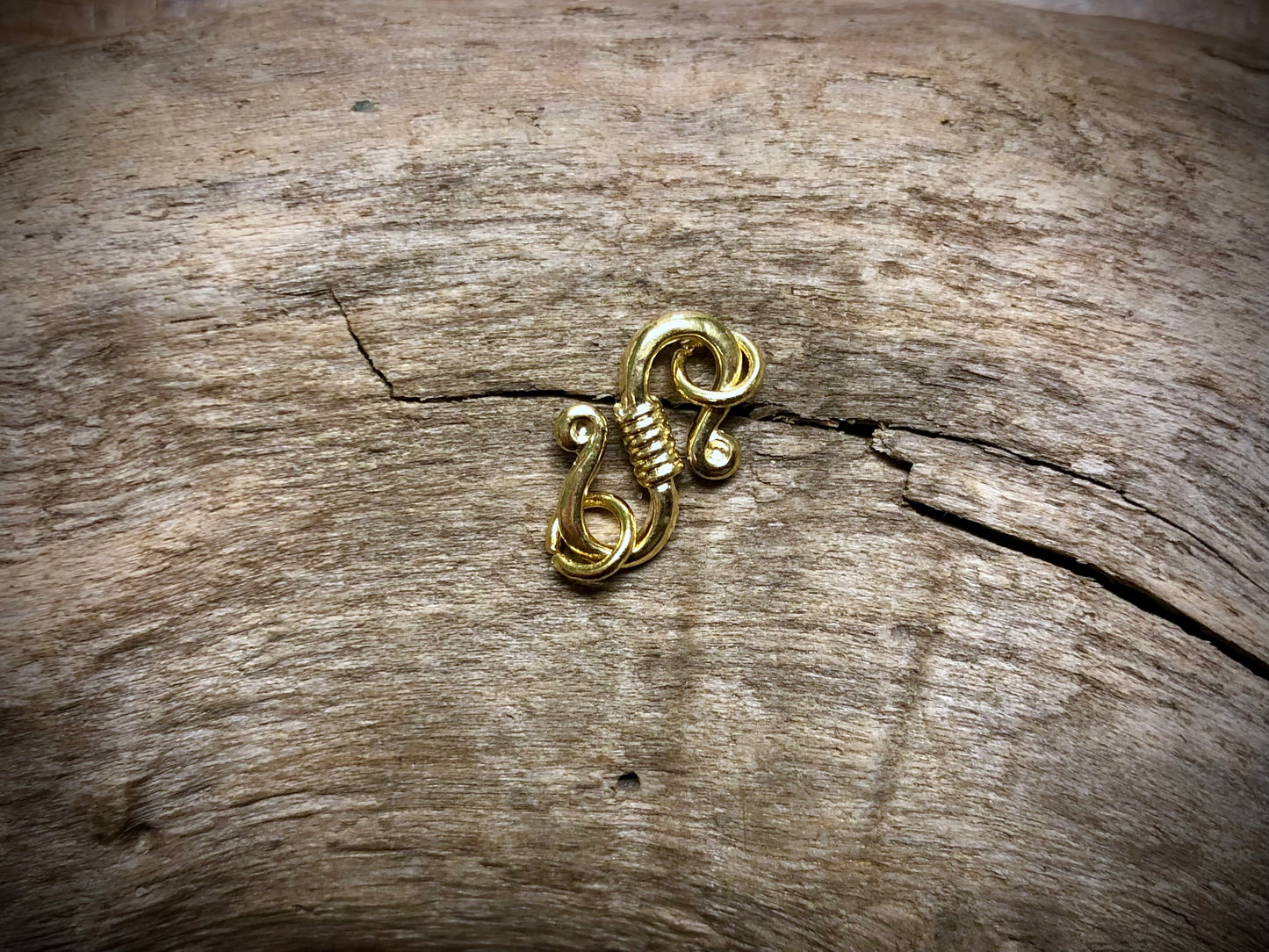 S-Hook Clasp - Gold Plated