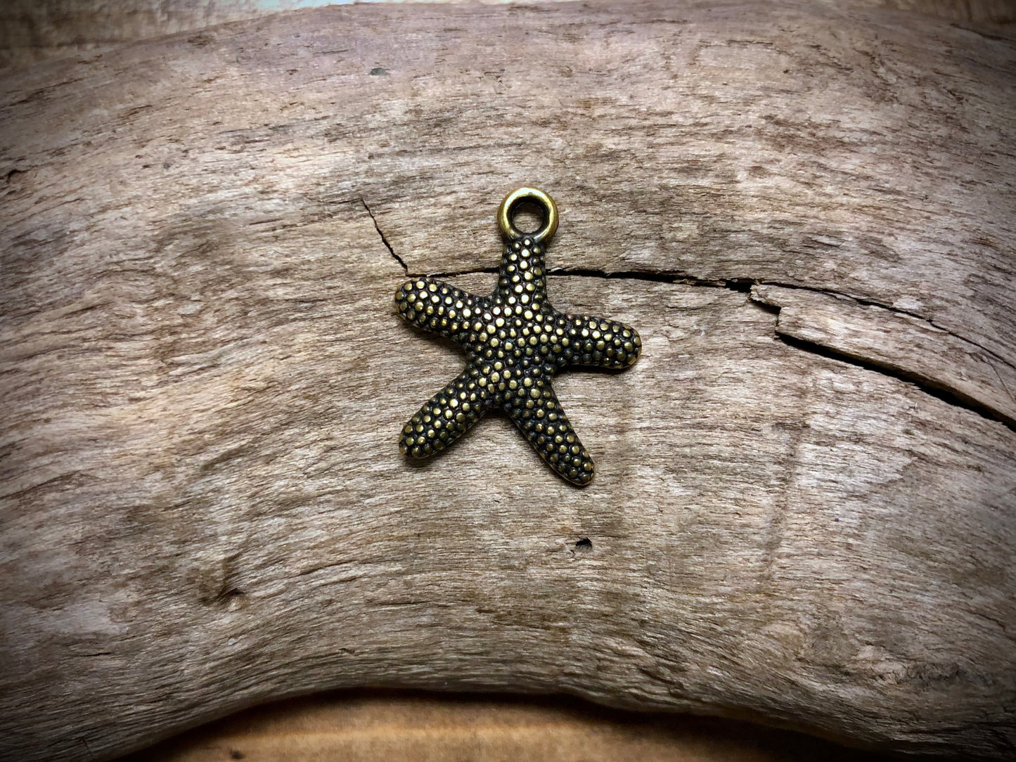 Starfish Charm - Brass Tone