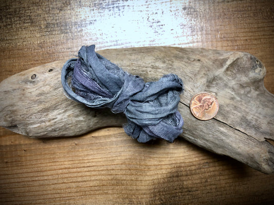 Sari Silk - Steel Grey