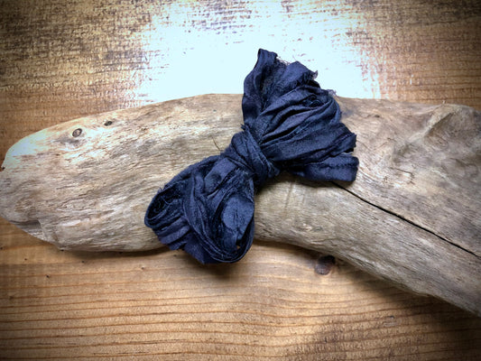 Sari Silk - Midnight Blue