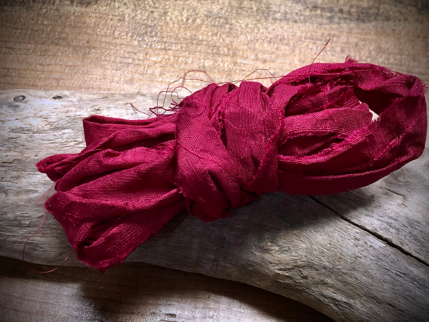 Sari Silk - Rose Red