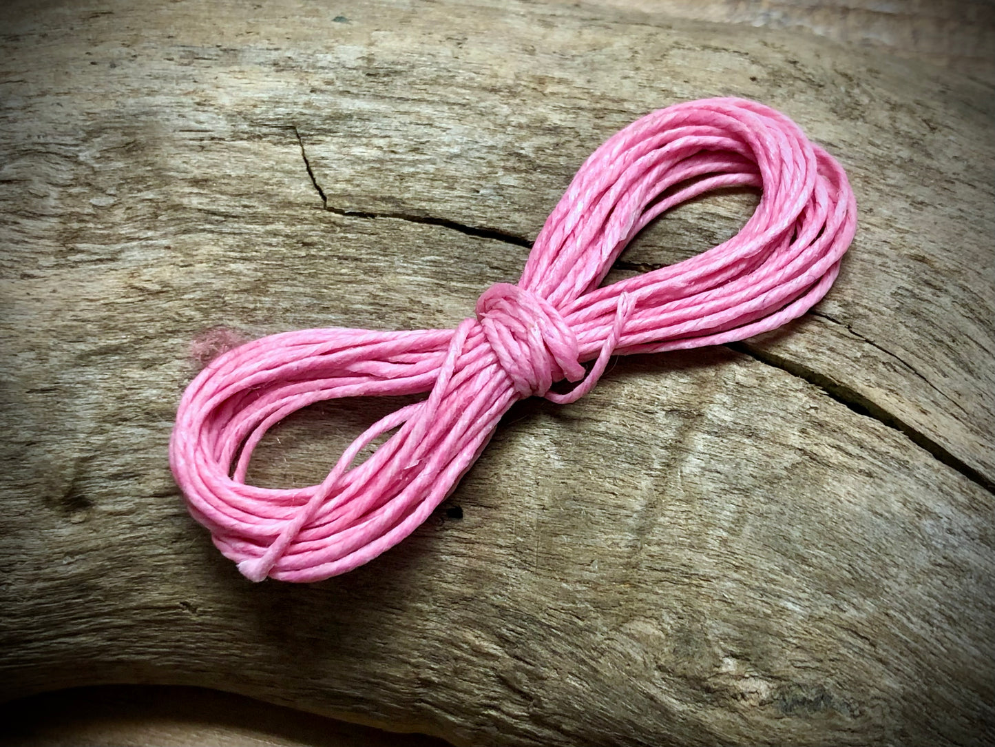 Waxed Irish Linen - Pink