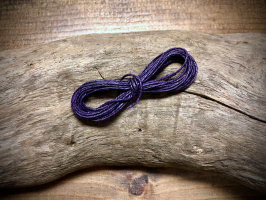 Waxed Irish Linen - Violet