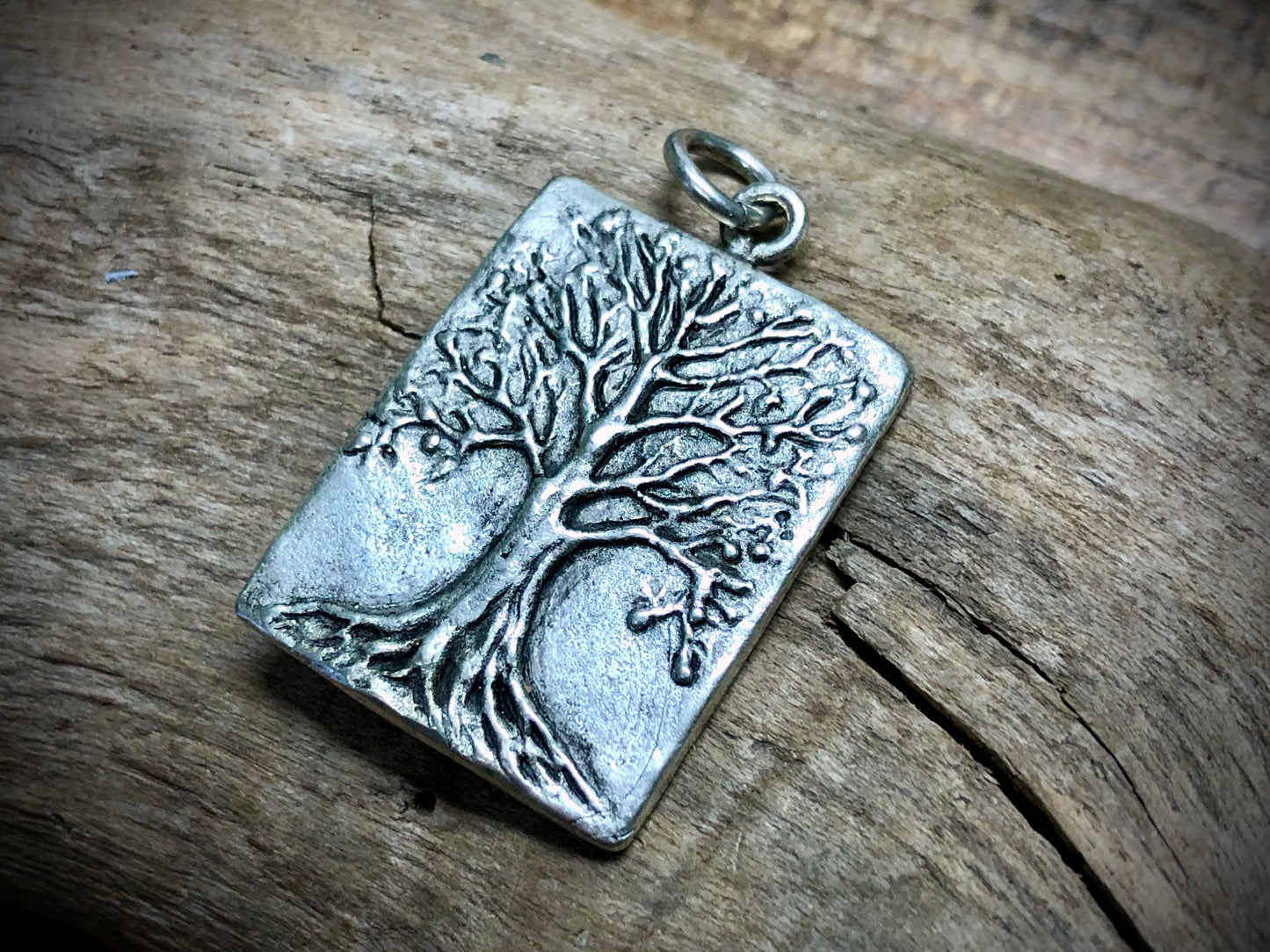 Tree of Life Pendant - Silver Tone