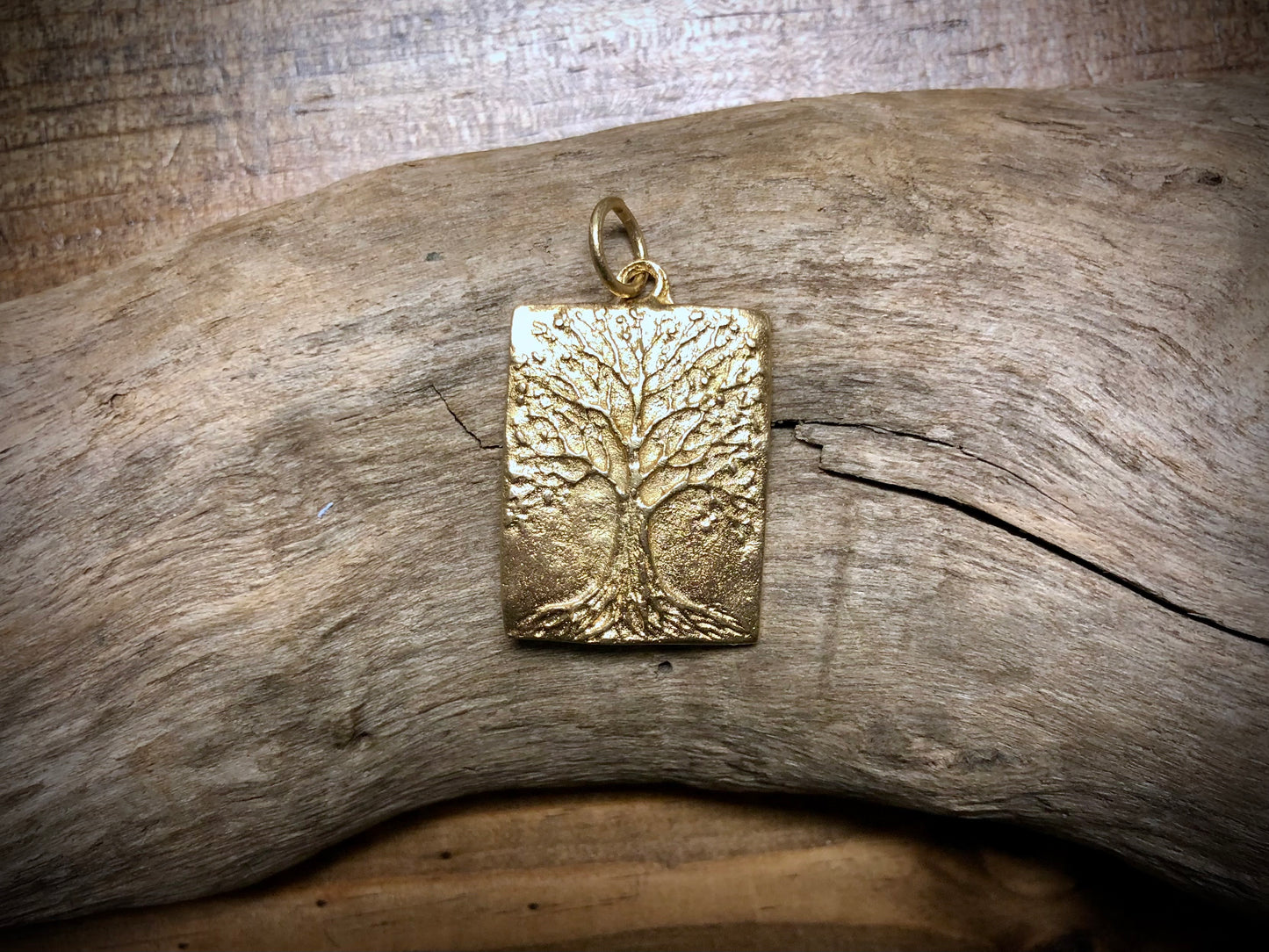 Tree of Life Pendant - Gold Tone