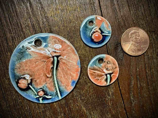 Marsha Neal Studio Charm and Pendant Set—Botanicals