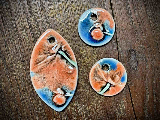 Marsha Neal Studio Charm and Pendant Set—Botanicals