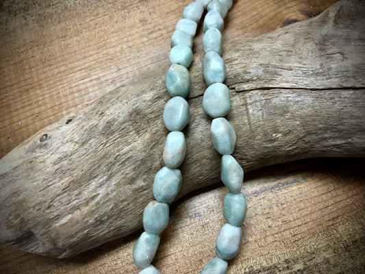 Russian Amazonite Tumbled Simple Cut Nuggets