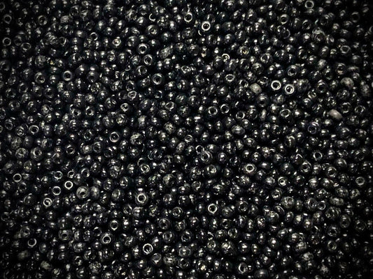 Vintage Venetian Seed Beads - 10/0 - Black