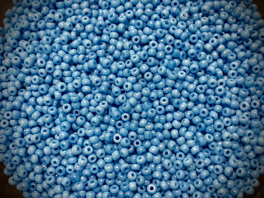 Vintage Venetian Seed Beads - 10/0 - Sky Blue
