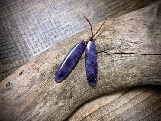 Lepidolite Gemstone Pair