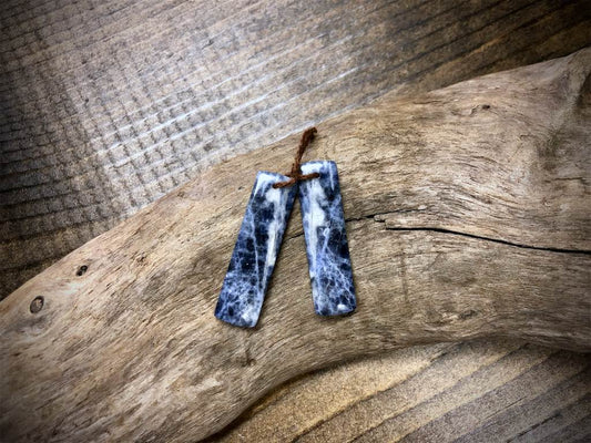 Sodalite Gemstone Pair