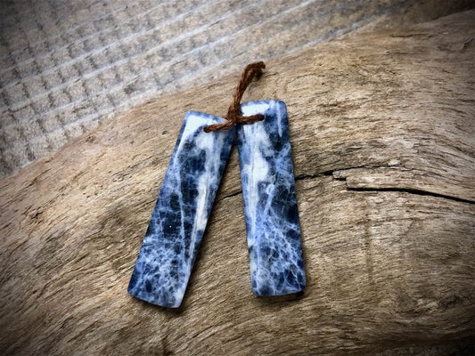 Sodalite Gemstone Pair