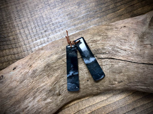 Blue Onyx Gemstone Pair