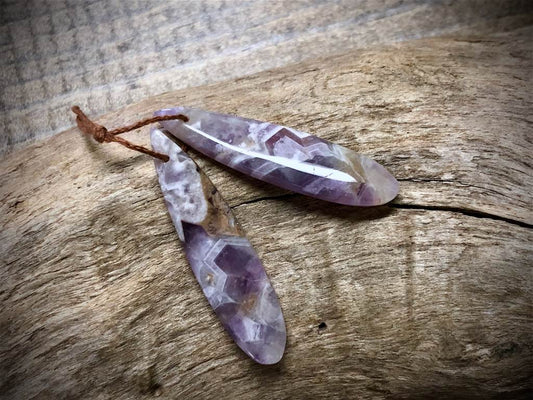 Amethyst Gemstone Pair