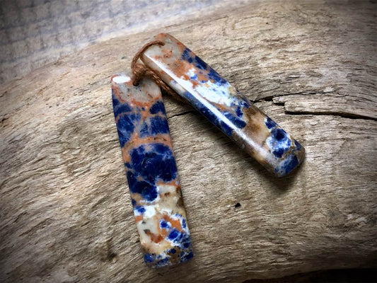 Sodalite Gemstone Pair