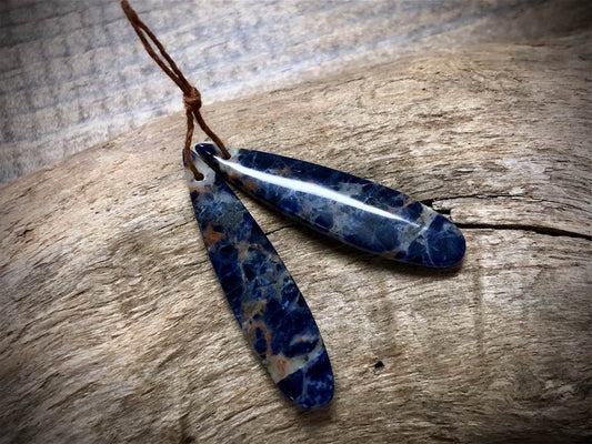 Sodalite Gemstone Pair