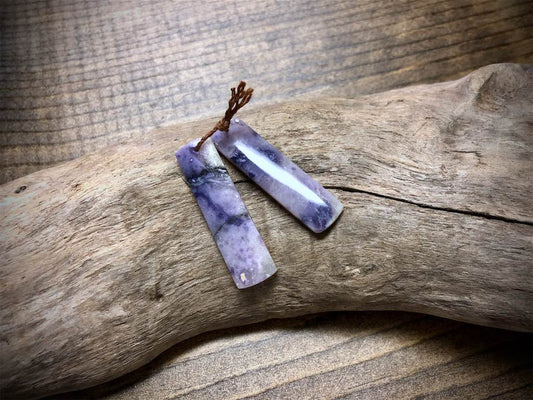 Amethyst Gemstone Pair